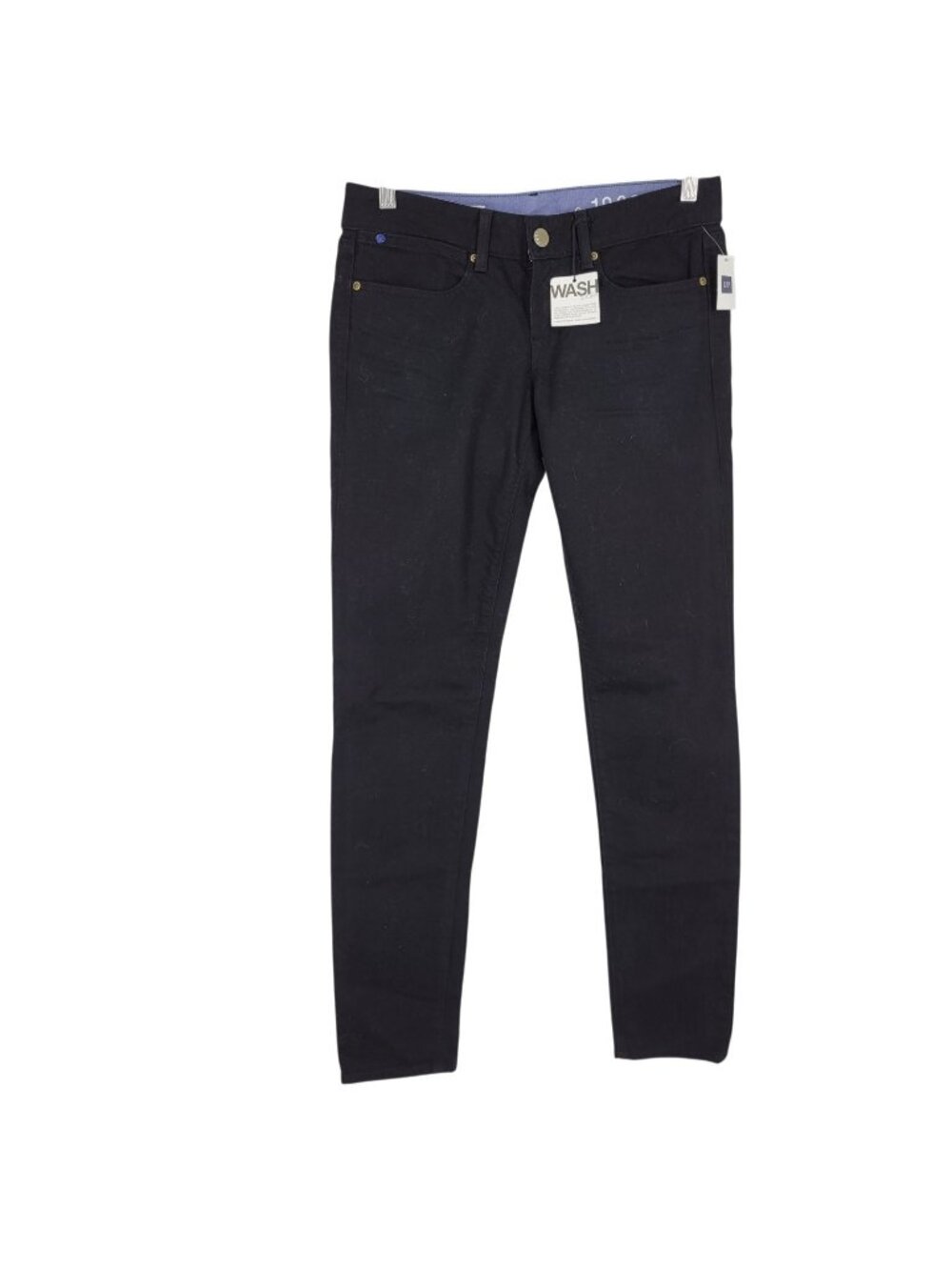 NWT GAP 1969 Always Skinny jeans size 27/4 Black - Dark Wash - Stretch